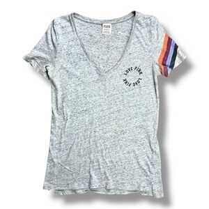 Victoria's Secret PINK Light Gray Top Sz S
